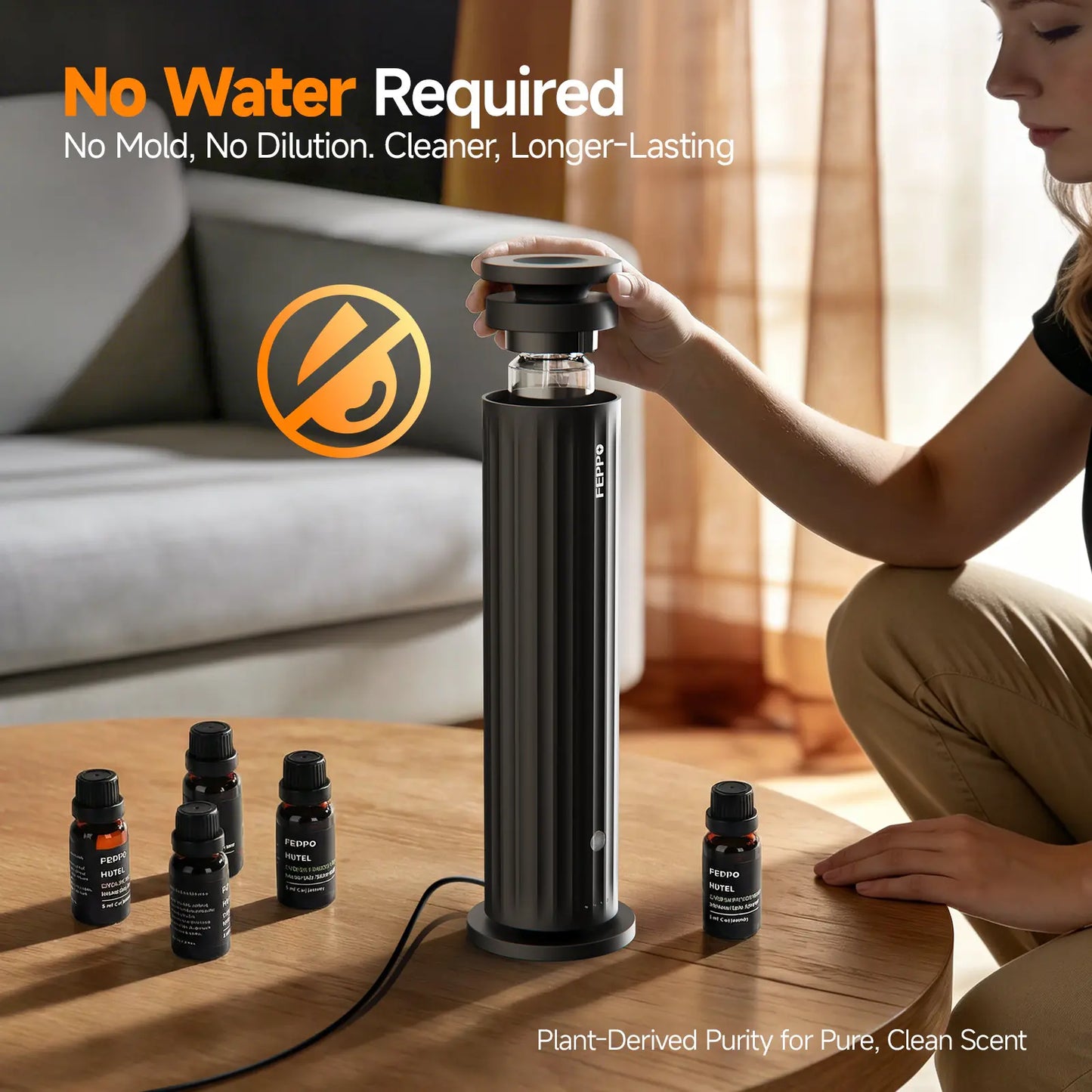 Waterless Essential Oil Diffuser with Cold Air Technology
